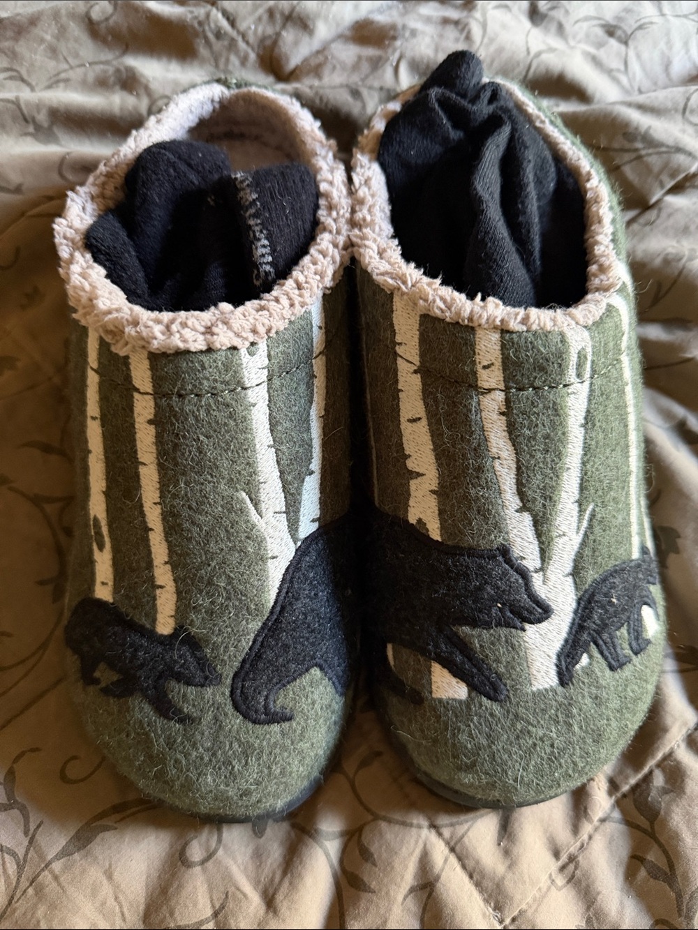 LLBean bear slippers